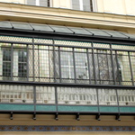 Véranda du balcon en oriel