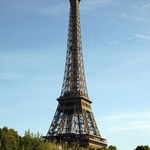 La Tour Eiffel vue depuis la passerelle Debilly